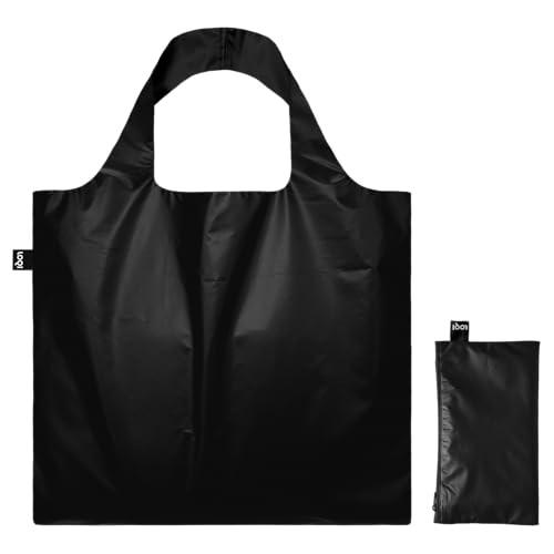 LOQI METALLIC Black Bag with Zip Pocket von LOQI