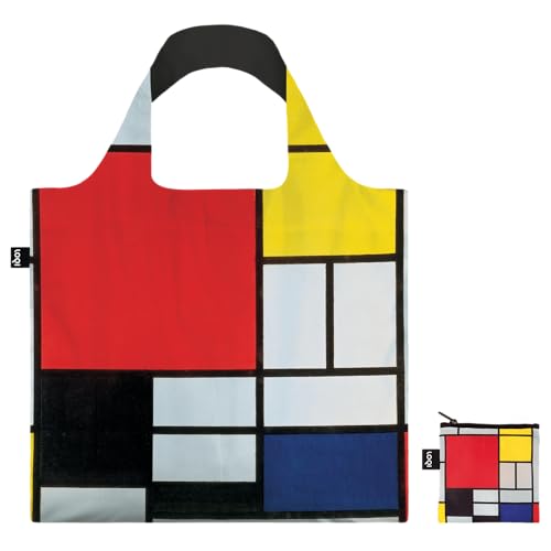 LOQI PIET MONDRIAN Composition with Red, Yellow, Blue and Black Recycled von LOQI
