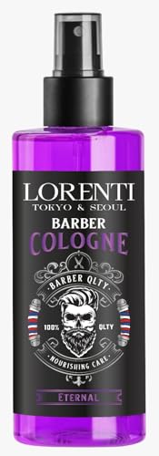 LORENTI TOKYO & SEOUL Barber Cologne 150ml ETERNAL| After Shave Spray für Männer | Herren Rasur Duftwasser - Barber Eau de Cologne mit praktischen Pump-Spender | Erfrischend & Pflegend - EDC von Lorenti