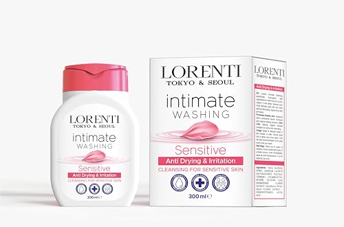 LORENTI TOKYO & SEOUL Intimate Washing Sensitiv 300ml Damen | Intimwaschlotion | Sanftes Waschgel für Intimpflege und unerwünschten Gerüchen – Schützt vor Austrocknung und Reizung | von LORENTI TOKYO & SEOUL