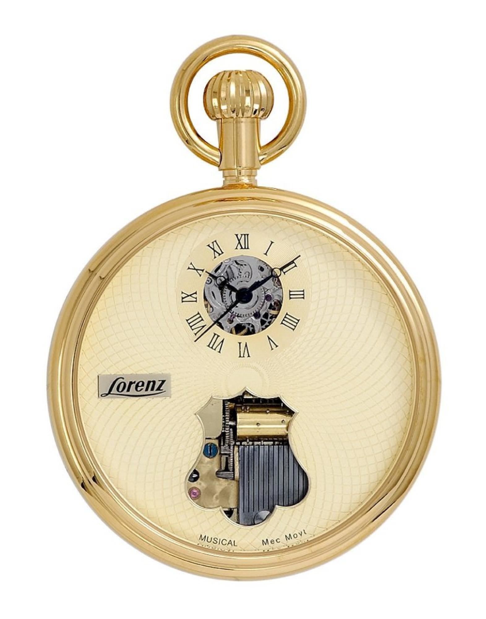 LORENZ Taschenuhr Herren Transparent von LORENZ