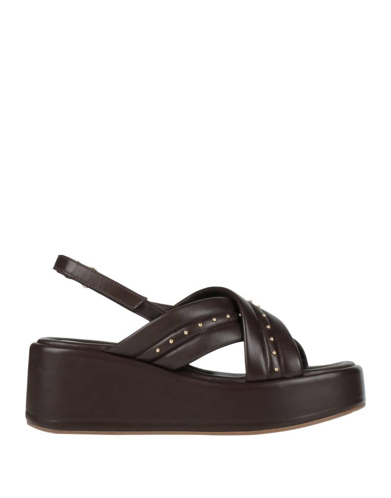 LORENZO MARI Sandale Damen Dunkelbraun von LORENZO MARI