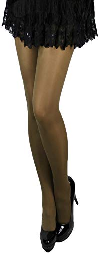 LORES 60 den Strumpfhose Damen weich matt 30 Farben S-XL blickdicht T-Band (L, dunkelbeige-daino) von LORES