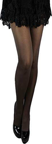 LORES 60 den Strumpfhose Damen weich matt 30 Farben S-XL blickdicht T-Band (M, braungrau-sigaro) von LORES