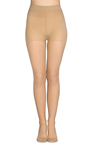 LORES Anti-Krampfadern Strumpfhose Relaxing Damen Light Legs 70 DEN Graded Compression Medica, Visone XXL von LORES