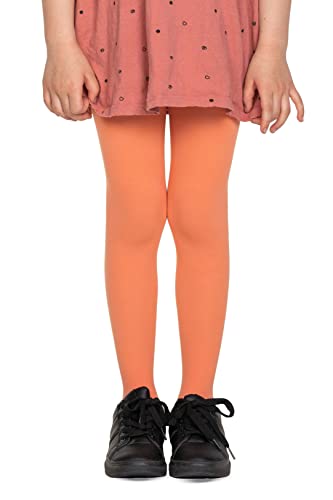 LORES Ballett Strumpfhose Mädchen, Ballettstrumpfhose Mädchen, Strumpfhose Kinder, Halb Blickdicht, Dehnbar, Bequem, Ideal für Schulkleidung, Perfekt für Ihre Tochter, Pesca Größe 146/152 von LORES
