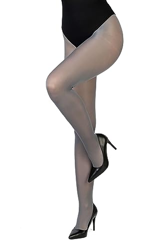 LORES Klassische matte Damen Strumpfhose 40 DEN halbtransparenter Oberschenkel für Damen unsichtbarer Höschenteil eleganter und abendlicher Stil Concorde40, Cenere M von LORES