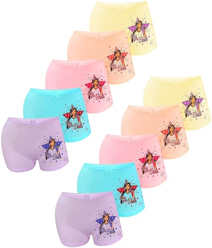 LOREZA ® 10er Pack Mädchen Pantys Boxershorts Unterwäsche aus Baumwolle (164/170, Modell 13) von LOREZA