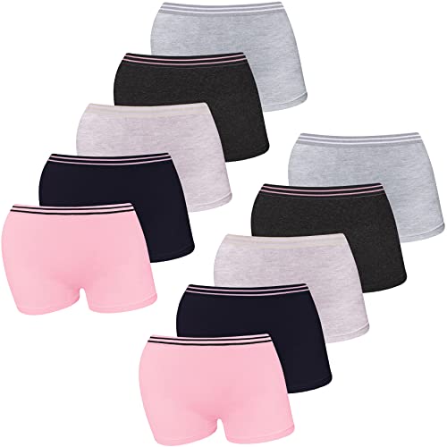 LOREZA ® 10er Set Mädchen Pantys Hipster Baumwolle (152-158, Modell 11-10er Set) von LOREZA
