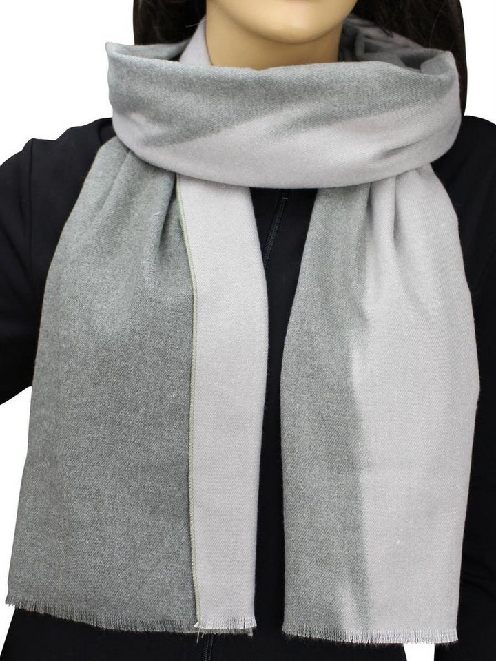 LOREZA Schal XXL Damen Farbverlauf langer Schal 180x75 Winterschal Stola von LOREZA