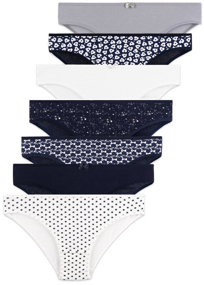 LOREZA Slip 7er Set Slips - Mix - Bunt (Packung, 7-St) von LOREZA