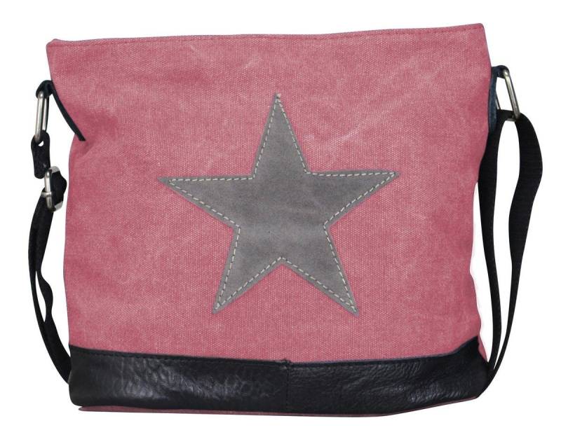 LOREZA Umhängetasche Stern Damen Umhängetasche Canvas von LOREZA