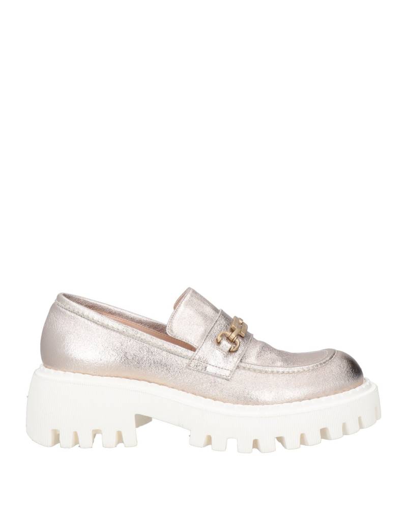 LORIBLU Mokassin Damen Platin von LORIBLU