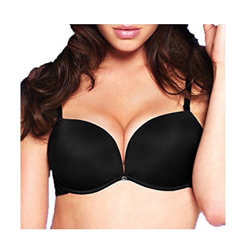 LORMAR Balconette-BH Double glatt coppe super hochdrücken 2 Größen aus Weitere - Schwarz, 2 von LORMAR