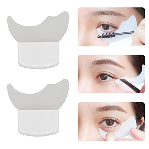 LORMAY Mascara-Schutzschild, Hilfs-Werkzeug-Pads für Wimpern- und Katzenaugen-Make-up (weiß), 2 Stück von LORMAY