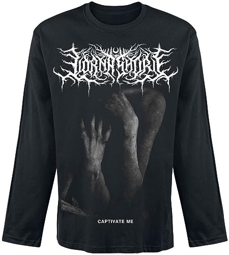 LORNA SHORE Dancing Like Flames Männer Langarmshirt schwarz M 100% Baumwolle Band-Merch, Bands von LORNA SHORE