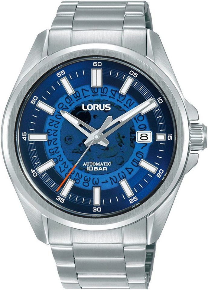 LORUS Automatikuhr RU403AX9, Armbanduhr, Herrenuhr, Datum, Edelstahlarmband von LORUS