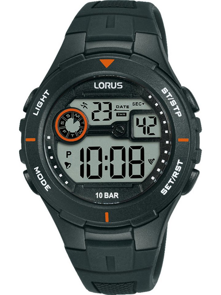 LORUS Chronograph Lorus Herren-Uhren Digital Quarz, Sportuhr von LORUS