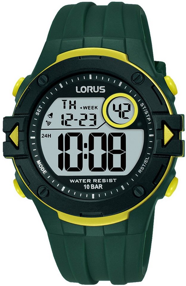 LORUS Chronograph R2327PX9, mit digitaler Anzeige von LORUS