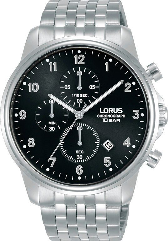LORUS Chronograph RM335JX9, Armbanduhr, Quarzuhr, Herrenuhr, Stoppfunktion, Datum von LORUS