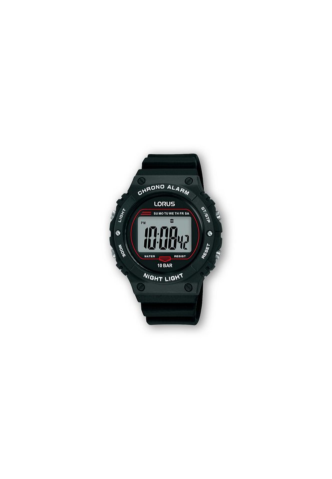 LORUS Digitaluhr Lorus Men's Digital Quartz Watch, (Set) von LORUS