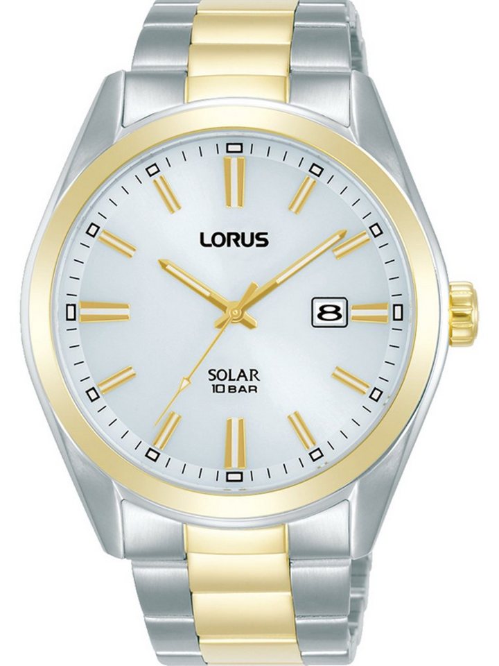 LORUS Quarzuhr Lorus Herren-Uhren Analog Solar, Sportuhr von LORUS