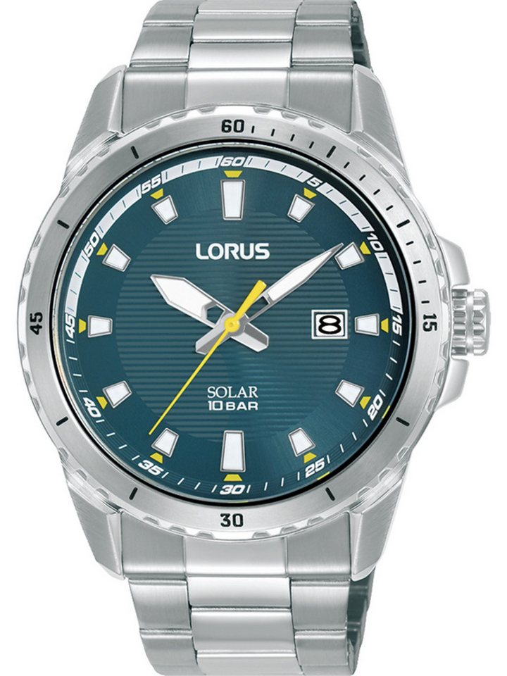 LORUS Quarzuhr Lorus Herren-Uhren Analog Solar, Sportuhr von LORUS