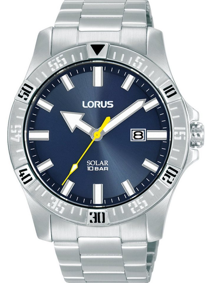 LORUS Quarzuhr Lorus Herren-Uhren Analog Solar, Sportuhr von LORUS