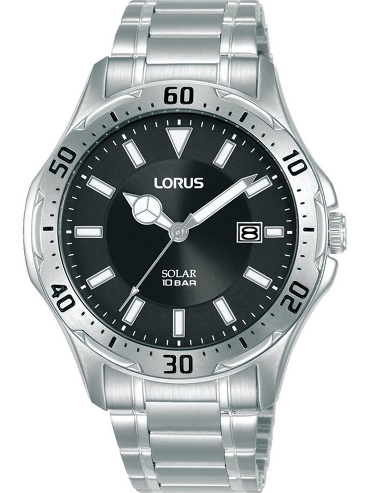 LORUS Quarzuhr Lorus Herren-Uhren Analog Solar, Sportuhr von LORUS