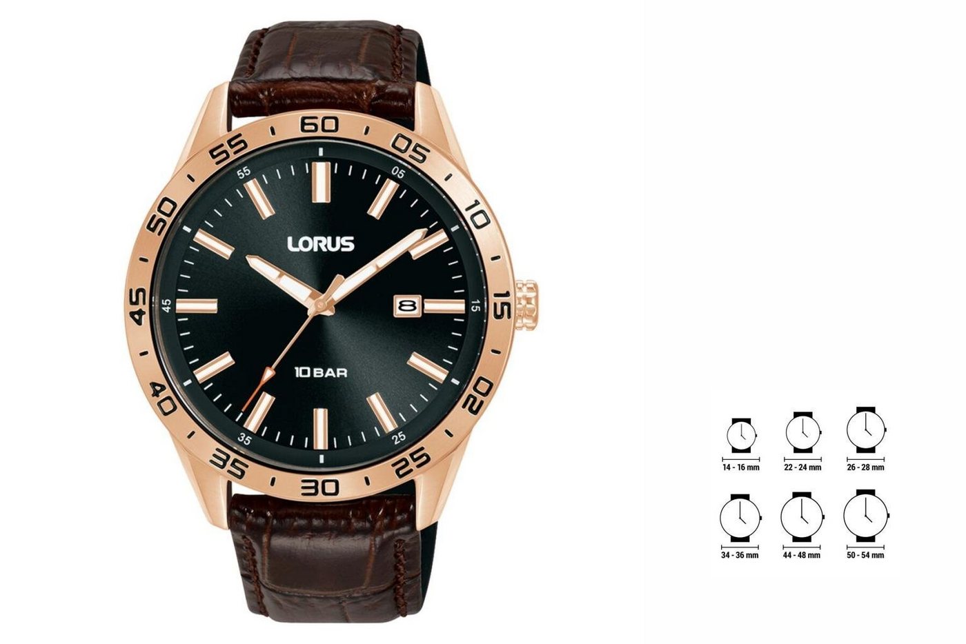 LORUS Quarzuhr Lorus Herrenuhr RH954QX9 Armbanduhr von LORUS