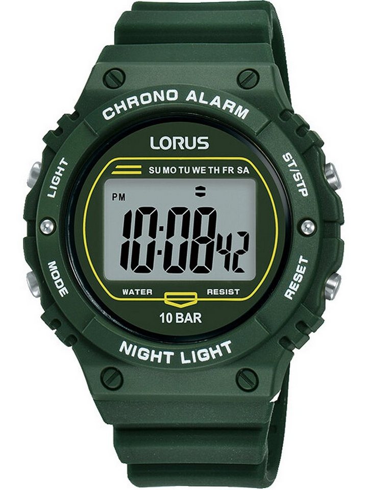 LORUS Quarzuhr Lorus R2309PX9 Digital Herrenuhr 40mm 10ATM Lorus R2309PX9 Digital Herrenuhr 40mm 10ATM von LORUS