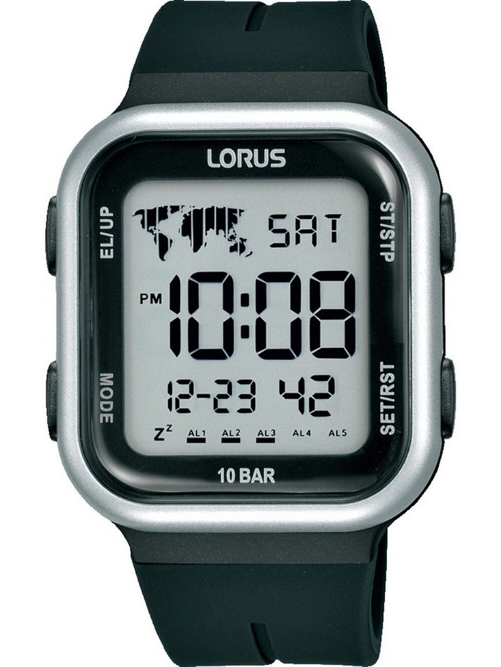 LORUS Quarzuhr Lorus R2351PX9 Herrenuhr Digital Chronograph 38mm 10ATM Lorus R2351PX9 Herrenuhr Digital Chronograph 38mm 10ATM von LORUS