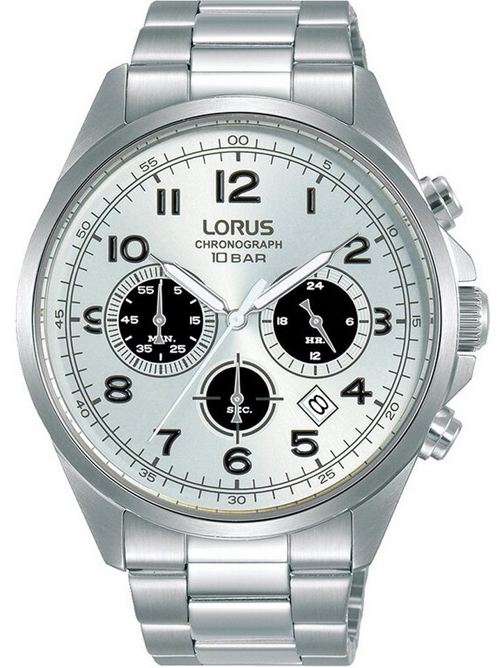 LORUS Quarzuhr Lorus RT307KX9 Chronograph Herrenuhr 43mm 10ATM Lorus RT307KX9 Chronograph Herrenuhr 43mm 10ATM von LORUS