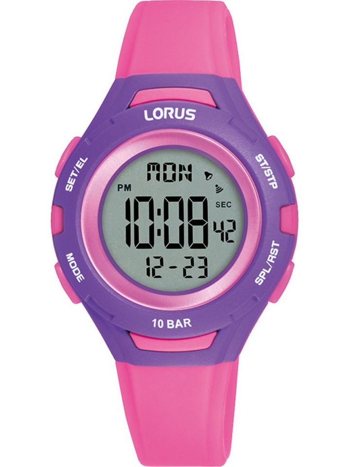 LORUS Quarzuhr Lorus Unisex-Uhren Digital Quarz, Sportuhr von LORUS