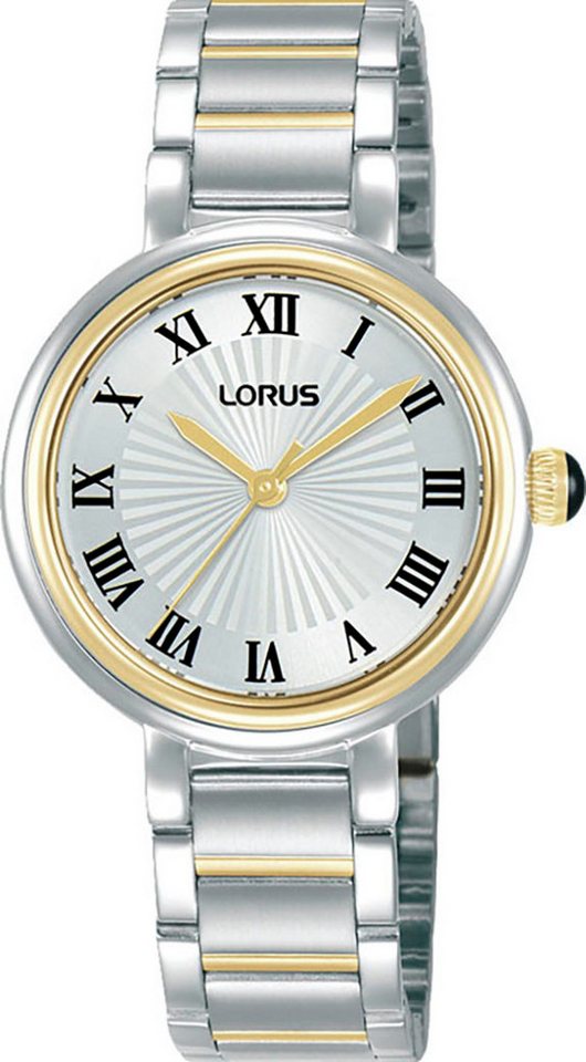 LORUS Quarzuhr RG208YX9, Armbanduhr, Damenuhr, Edelstahlarmband, analog von LORUS