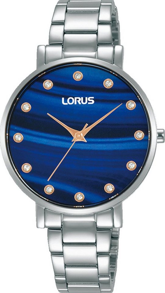 LORUS Quarzuhr RG227VX9, Kristallsteine, Glitzer von LORUS