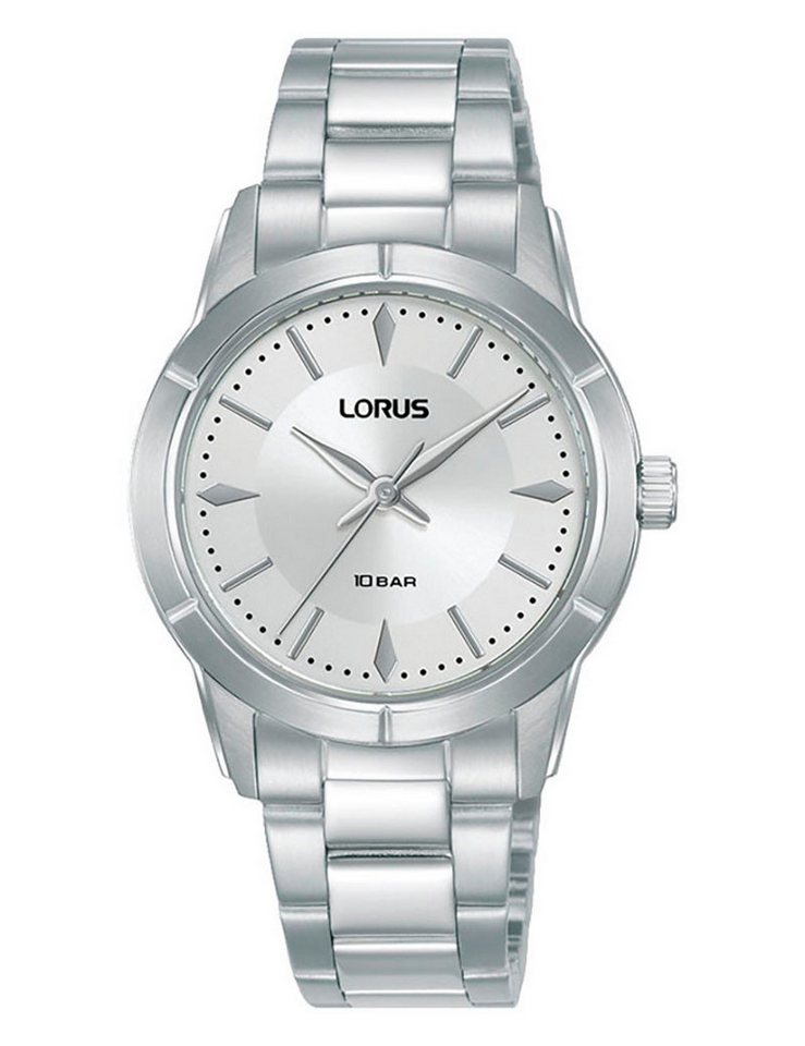 LORUS Quarzuhr RG227YX9, Armbanduhr, Damenuhr, Edelstahlarmband, analog von LORUS