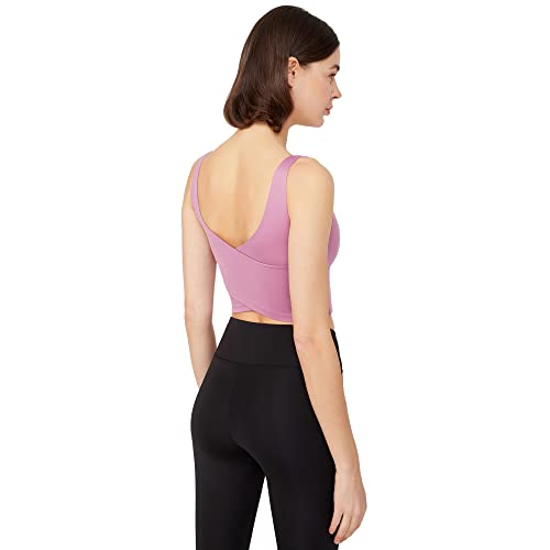 LOS OJOS Crop Tops Damen - Medium Support gepolsterter Sport-BH, Tank Tops für Frauen von LOS OJOS