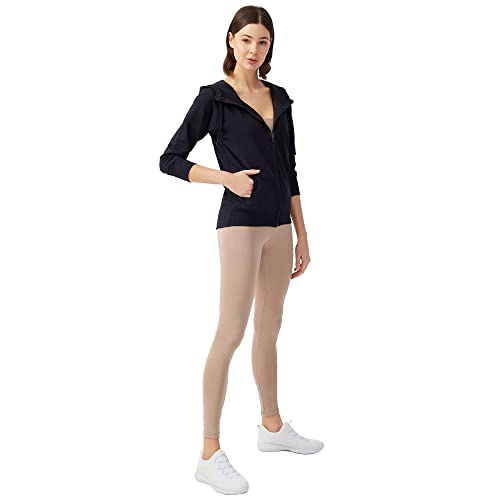LOS OJOS Damen Sportjacken mit durchgehendem Reißverschluss - Slim Fit Langarm Yoga und Workout Hoodie LOS OJOS Damen Sportjacken mit durchgehendem Reißverschluss - Slim Fit Langarm Yoga und Workout Hoodie von LOS OJOS