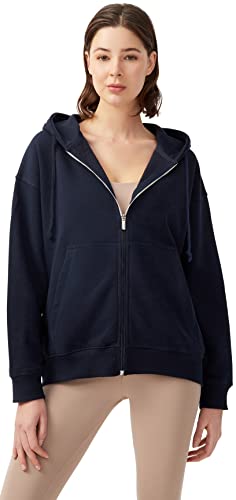 LOS OJOS Hoodie Damen - Kapuzenpullover mit Reißverschluss - Langarm-Sweatshirts in Übergröße - Sweatjacke Damen von LOS OJOS