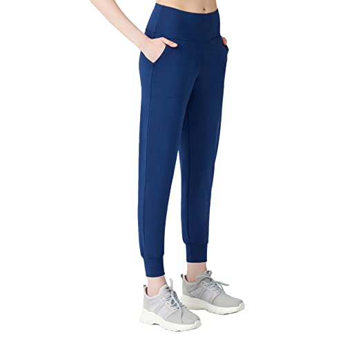 LOS OJOS Jogginghose Damen - Jogger für Frauen - Sweatpants mit hoher Taille und Taschen, S von LOS OJOS