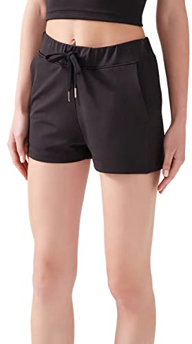 LOS OJOS Damen Shorts, Schwarz, L EU von LOS OJOS