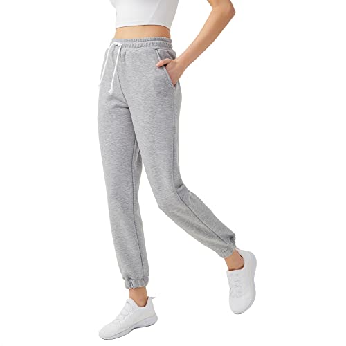 LOS OJOS Sweathose Damen - Sweatpants mit Taschen - Jogginghose für Damen mit Kordelzug - Elastischer Bund von LOS OJOS
