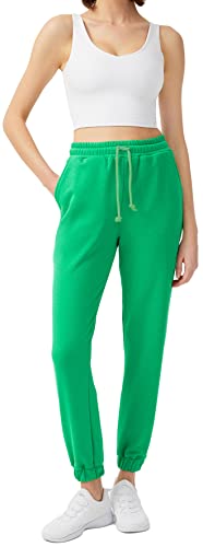 LOS OJOS Sweathose Damen - Sweatpants mit Taschen - Jogginghose für Damen mit Kordelzug - Elastischer Bund von LOS OJOS