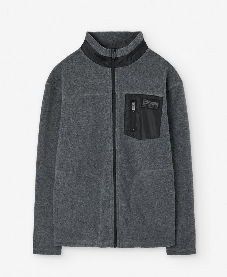 LOSAN Fleecejacke Losan Jungen Fleecejacke Jacke grey melange (1-St., kein Set) von LOSAN