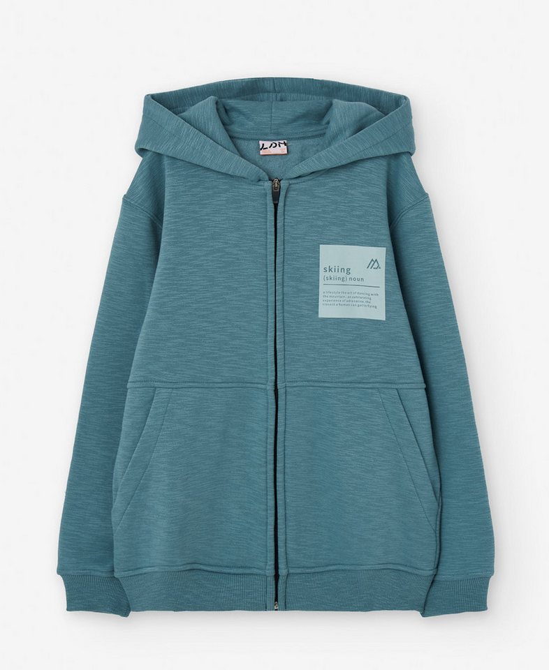 LOSAN Sweatjacke Losan Jungen Sweatjacke Jacke angeraut grün blau (1-tlg., kein Set) von LOSAN