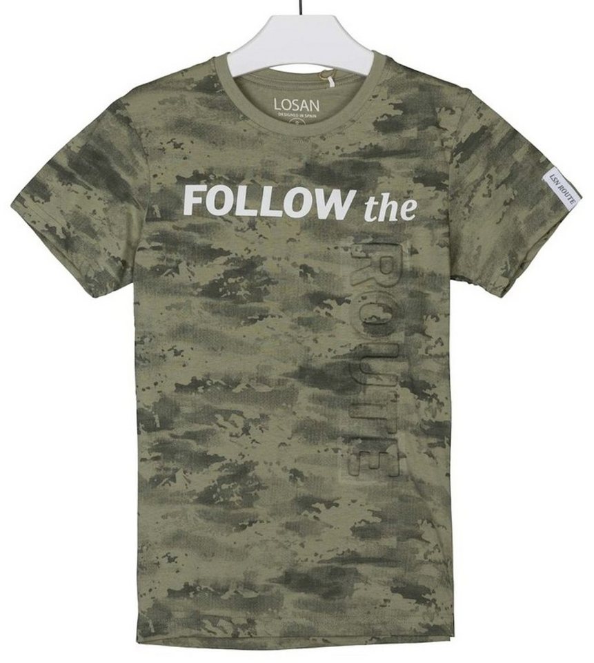LOSAN T-Shirt Losan Jungen T-Shirt khaki camouflage (1-tlg) von LOSAN
