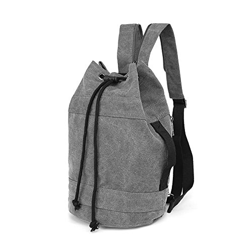 LOSMILE Rucksäcke Damen Herren Daypacks Seesack Leinwand Rucksack Canvas Reisetaschen Umhängetasche Weekender Schultertaschen. von LOSMILE