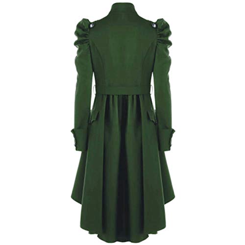 Steampunk Damen Mantel ,Gothic Mäntel Lang Smoking Frack Jacke Langarm Mittelalter Kleidung Retro Vintage Barock Punk Hi-Low Viktorianischer Renaissance Trenchcoat Cosplay Halloween Karneval Kostüm Steampunk Damen Mantel ,Gothic Mäntel Lang Smoking Frack Jacke Langarm Mittelalter Kleidung Retro Vintage Barock Punk Hi-Low Viktorianischer Renaissance Trenchcoat Cosplay Halloween Karneval Kostüm von LOSSLO
