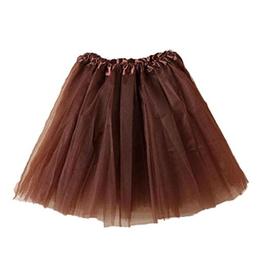 Tüllrock Damen,Tüll Rock Damen,Puffy Tütü Röcke Damen Mini Ballett Tanzkleid Minirock Unterrock Rockabilly Petticoat Kurz Ballettrock Elastische Taille Party Faschingskostüme Ballettkleidung 80er von LOSSLO